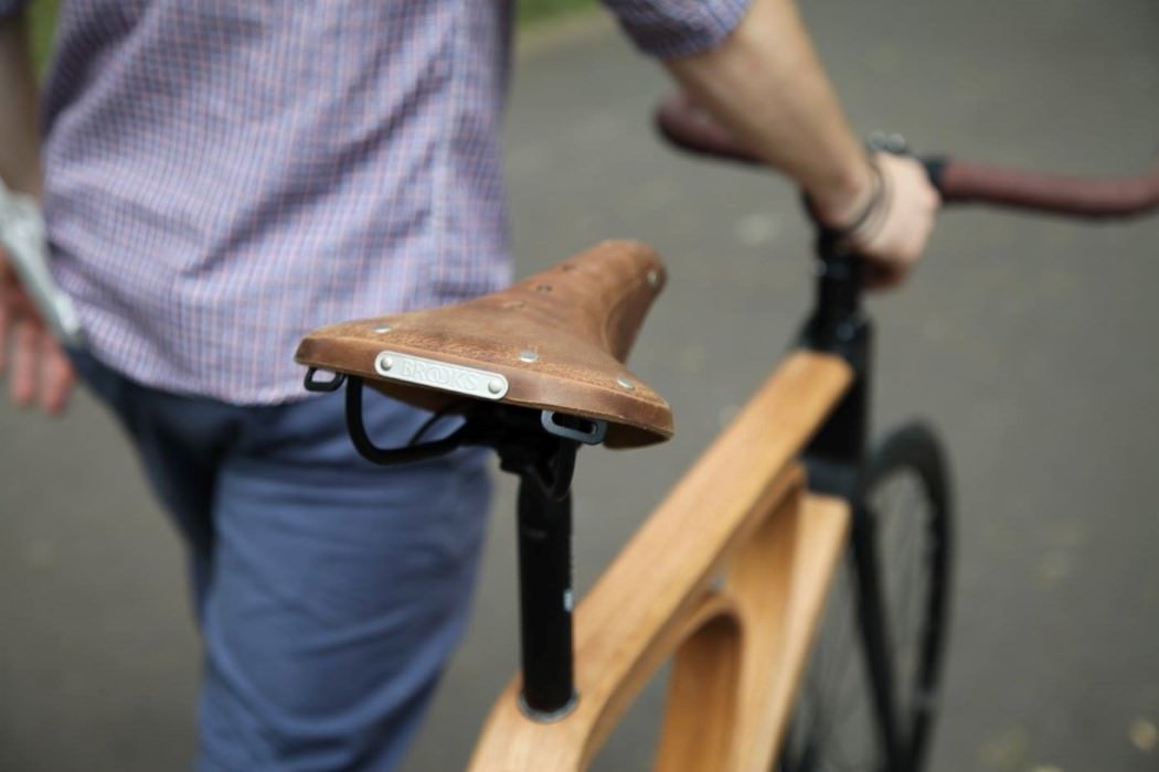 Wooden bike by Niko Schmutz